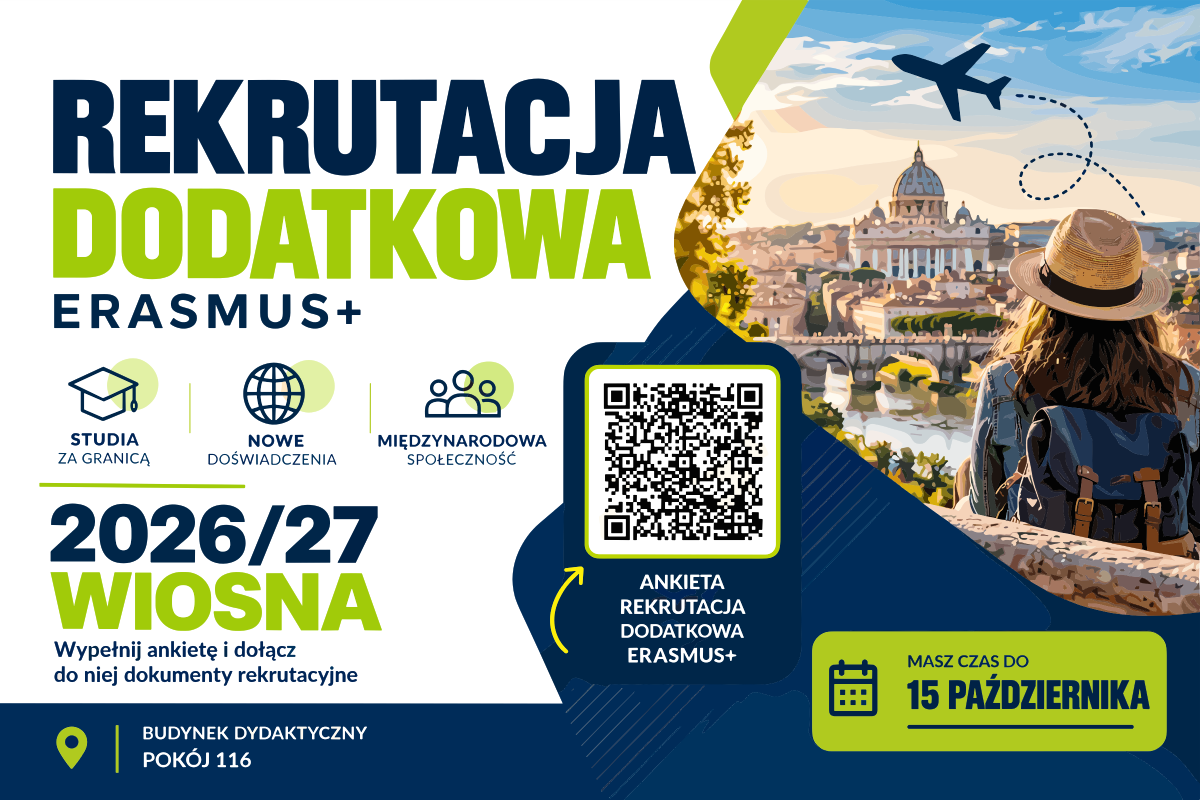 Dodatkowa rekrutacja do programu Erasmus+ na AWF w Poznaniu